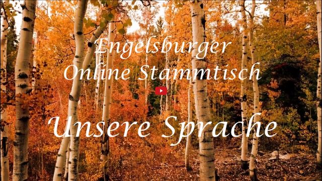 Engelsburger Onlinestammtisch Thema: Unsere Sprache