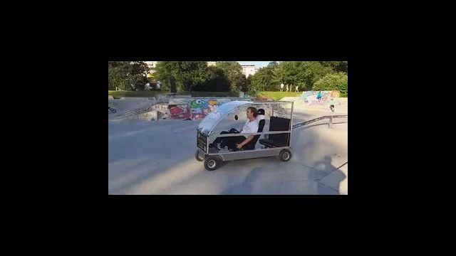 HerzRad im Skaterpark - Härtetest :-) Danke fürs Teilen!
