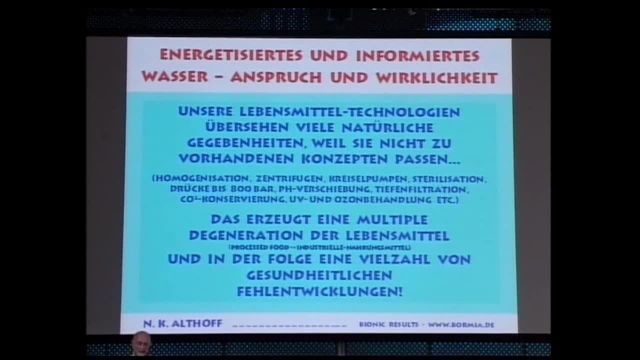 Energetsiertes und Informiertes Wasser Zwischen Anspruch & Wirklichkeit!