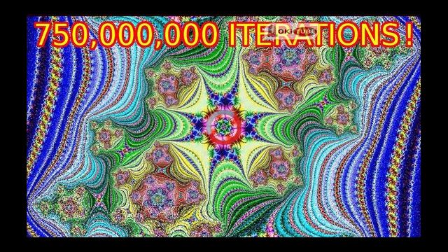 The Hardest Mandelbrot Zoom in 2017 - New record, 750 000 000 iterations!