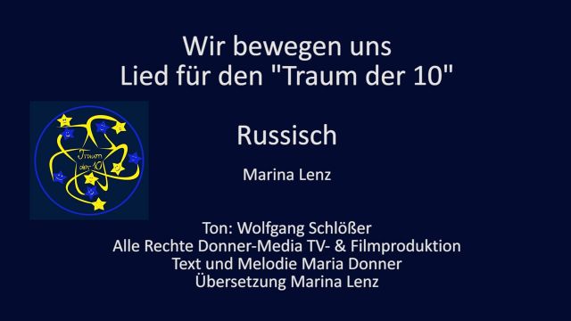 Wir bewegen uns - Lied-Russisch
