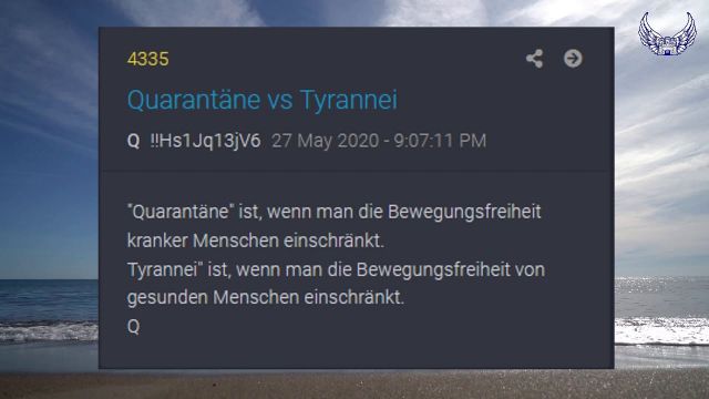 Engelsburger Neuigkeiten für den 31. Mai 7528 n.E.F.S.T.: Quarantäne vs. Tyrannei, Q-Drops & Co.