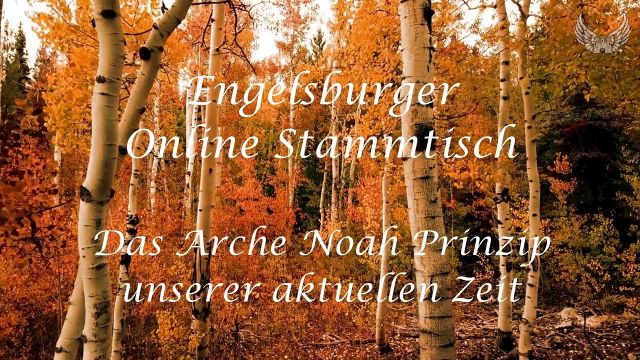 Engelsburger Online Stammtisch 29.09.2020, / Das Arche Noah Prinzip unserer aktuellen Zeit