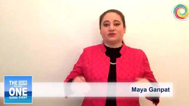 Maya Ganpat @ The World Becomes One Online-Congress 20/21
