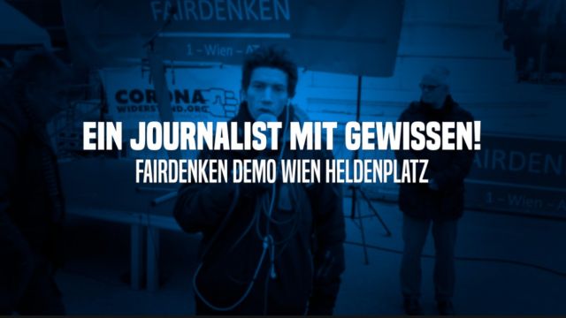 EIN JOURNALIST MIT GEWISSEN #02 - Fairdenken Demo Wien, Heldenplatz, 3.1.2021