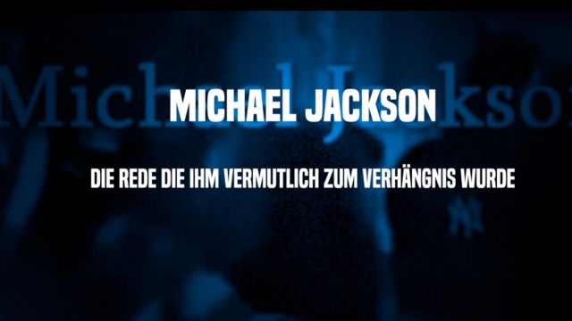 MICHAEL JACKSON - Die Rede die ihm vermutlich zum Verhängnis wurde!