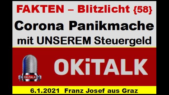 Corona Panikmache mit UNSEREM Steuergeld