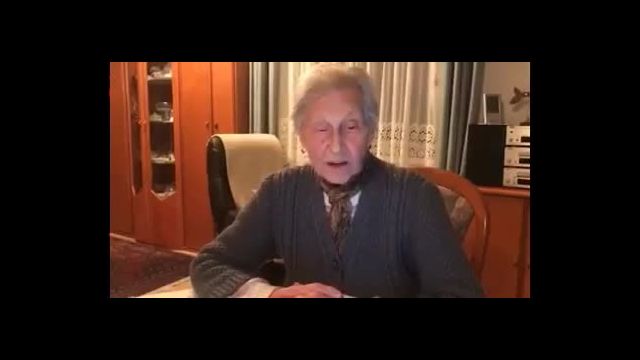 Netzfund: Eine 91-Jährige ruft zum Widerstand gegen den wiederkehrenden Faschismus auf.