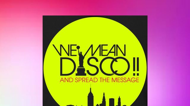 WE MEAN DISCO!! - No Romance (NY Underground Tribute)