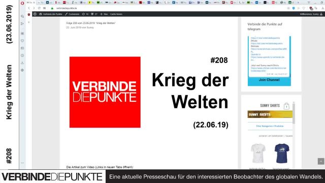 Verbinde die Punkte #208 - Krieg der Welten (23-06-2019)