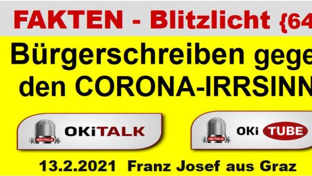 Bürgerschreiben gegen  den CORONA-IRRSINN