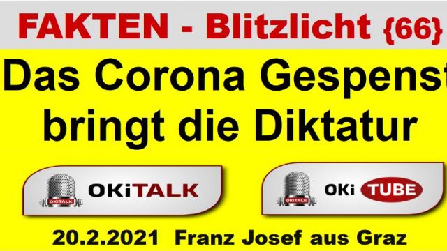 Das Corona Gespenst bringt die Diktatur