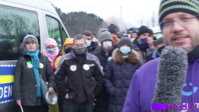 Trailer, Brücken Demo Oberaudorf  14.03. Sensationsspiel des Polizei SV, nach der Schlappe gestern