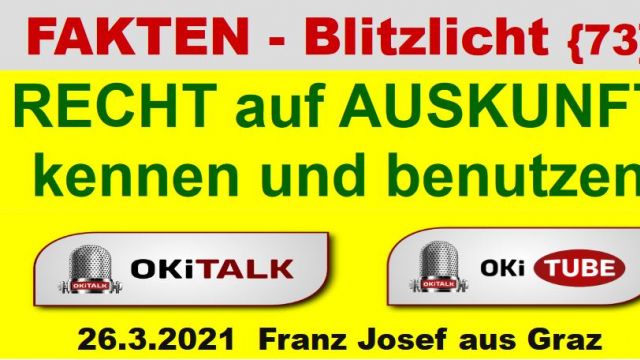 RECHT auf AUSKUNFT kennen und benutzen