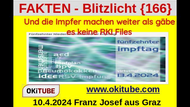 Und die Impfer machen weiter als gäbe es keine RKI Files