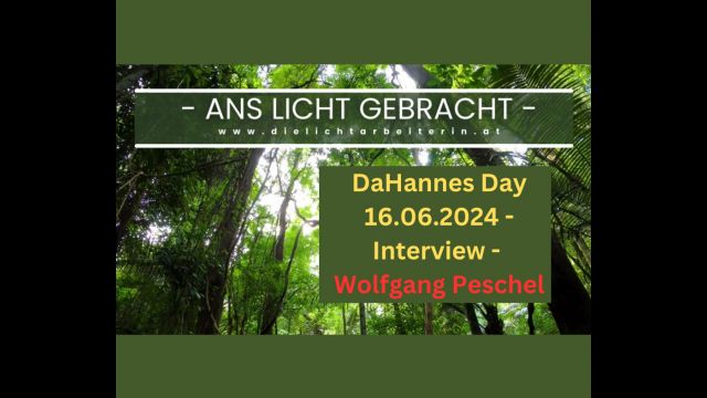 DaHannes Day 16.06.2024 - Interview - Wolfgang Peschel