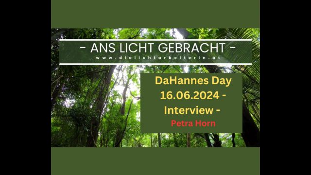DaHannes Day 16.06.2024 - Interview - Petra Horn