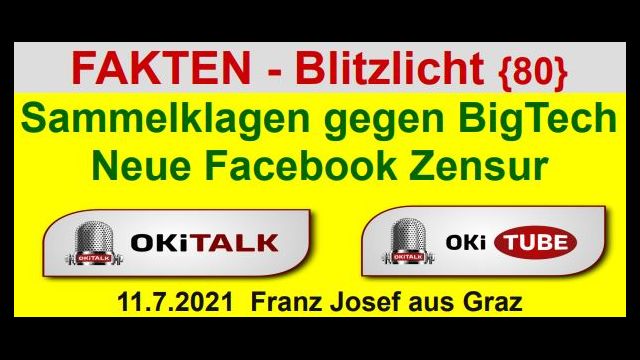 Sammelklagen gegen BigTech- Neue Facebook Zensur - Fakten Blitzlich 80