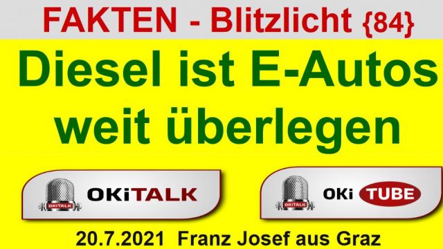 Diesel ist E-Autos weit überlegen