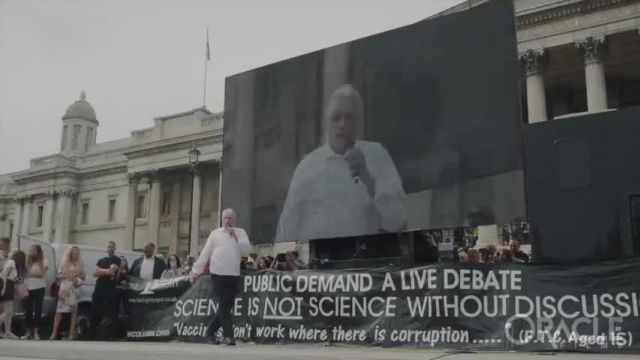 David Icke am 24.7.21 in London