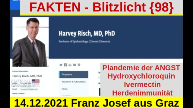 Dr. Risch: HCQ, Ivermectin und Herdenimmunität als Lösung