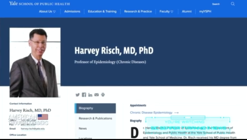 Dr. Harvey Risch Therapeutics Highly Effective in Early COVID Treatment