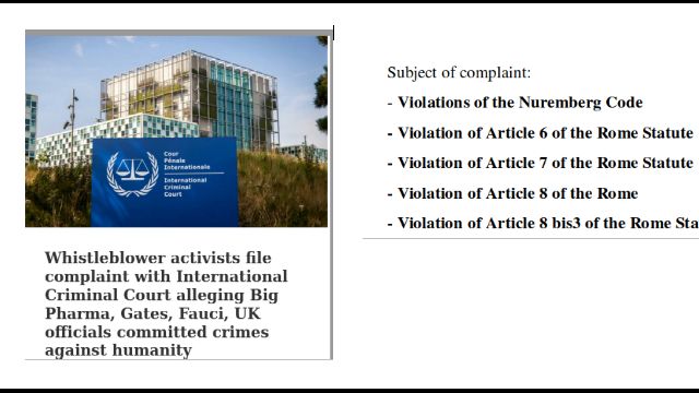 Whistleblower-Aktivisten reichen Klage beim Int. Gerichtshof ein