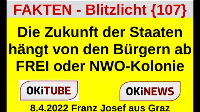 Die Zukunft der Staaten hängt von den Bürgern ab - FAKTEN-BLITZLICHT107