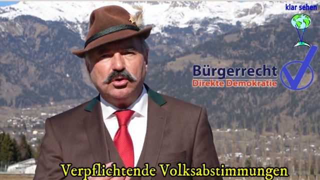 Direkte Demokratie Kärnten - Mag. Josef Neuschitzer - Volksbegehren verpflichtende Volksabstimmungen