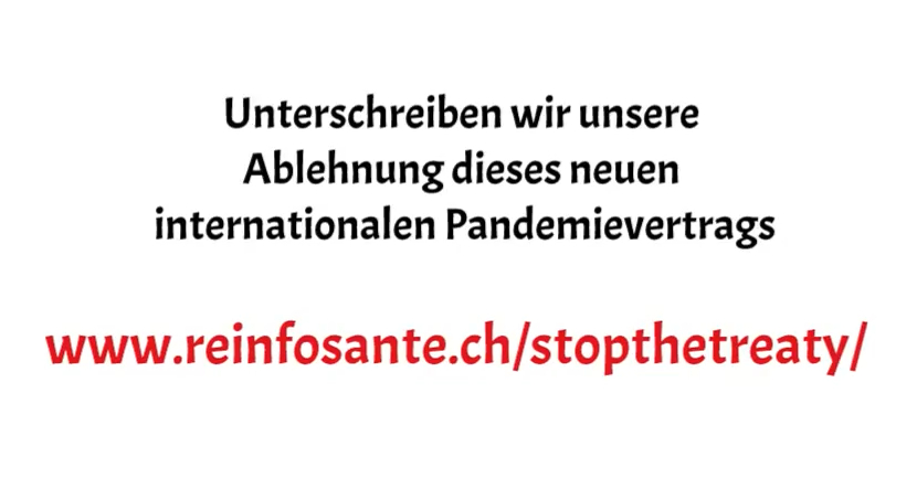 STOP! Pandemievertrag der WHO
