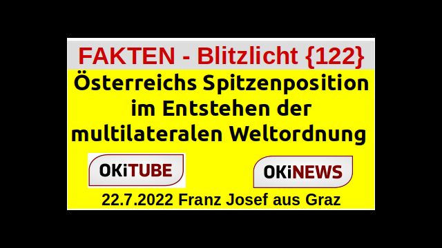 Multilaterale Weltordnung im Entstehen_FAKTEN-BLITZLICHT_122