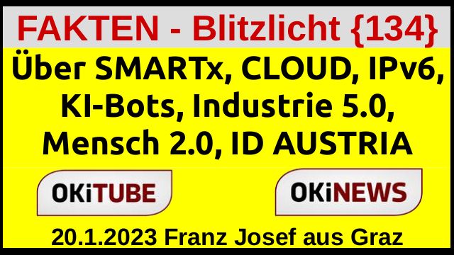 SMARTx, CLOUD, IPv6, KI-Bots - FAKTEN-BLITZLICHT 134