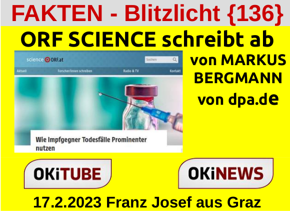 ORF SCIENCE schreibt ab - FAKTEN-BLITZLICHT136