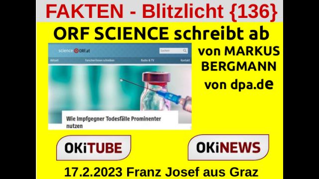 ORF SCIENCE schreibt ab - FAKTEN-BLITZLICHT136
