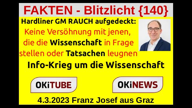 Info-Krieg um die Wissenschaft - FAKTEN-BLITZLICHT_140