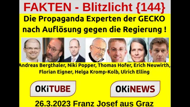 Die Propaganda Experten der GECKO - FAKTEN - Blitzlicht {144}