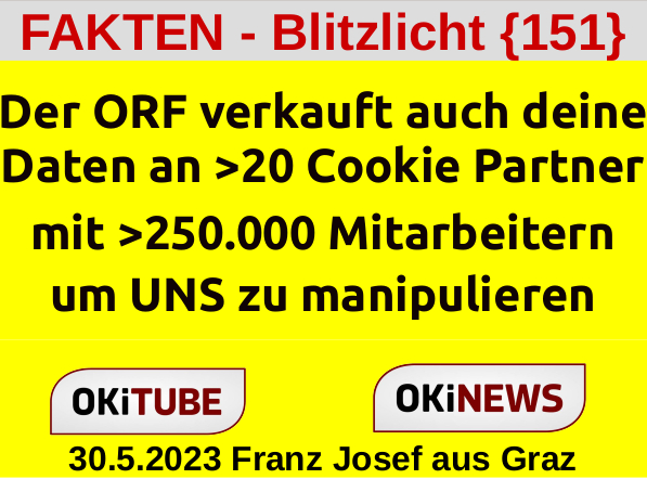 Der ORF verkauft auch deine Daten an >20 Cookie Partner -  - FAKTEN Blitzlicht {151}