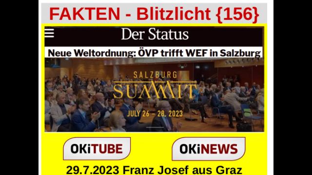 WEF und ÖVP beim SalzburgSummit - FAKTEN-BLITZLICHT_156