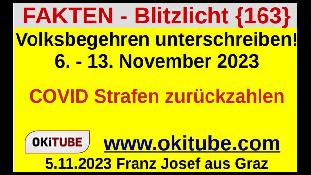 COVID Strafen zurückzahlen - FAKTEN - Blitzlicht {163}