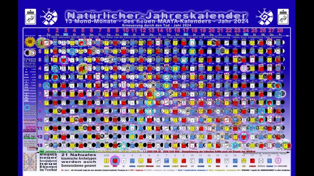 Natürlicher Jahreskalender 2024 - Teil 2